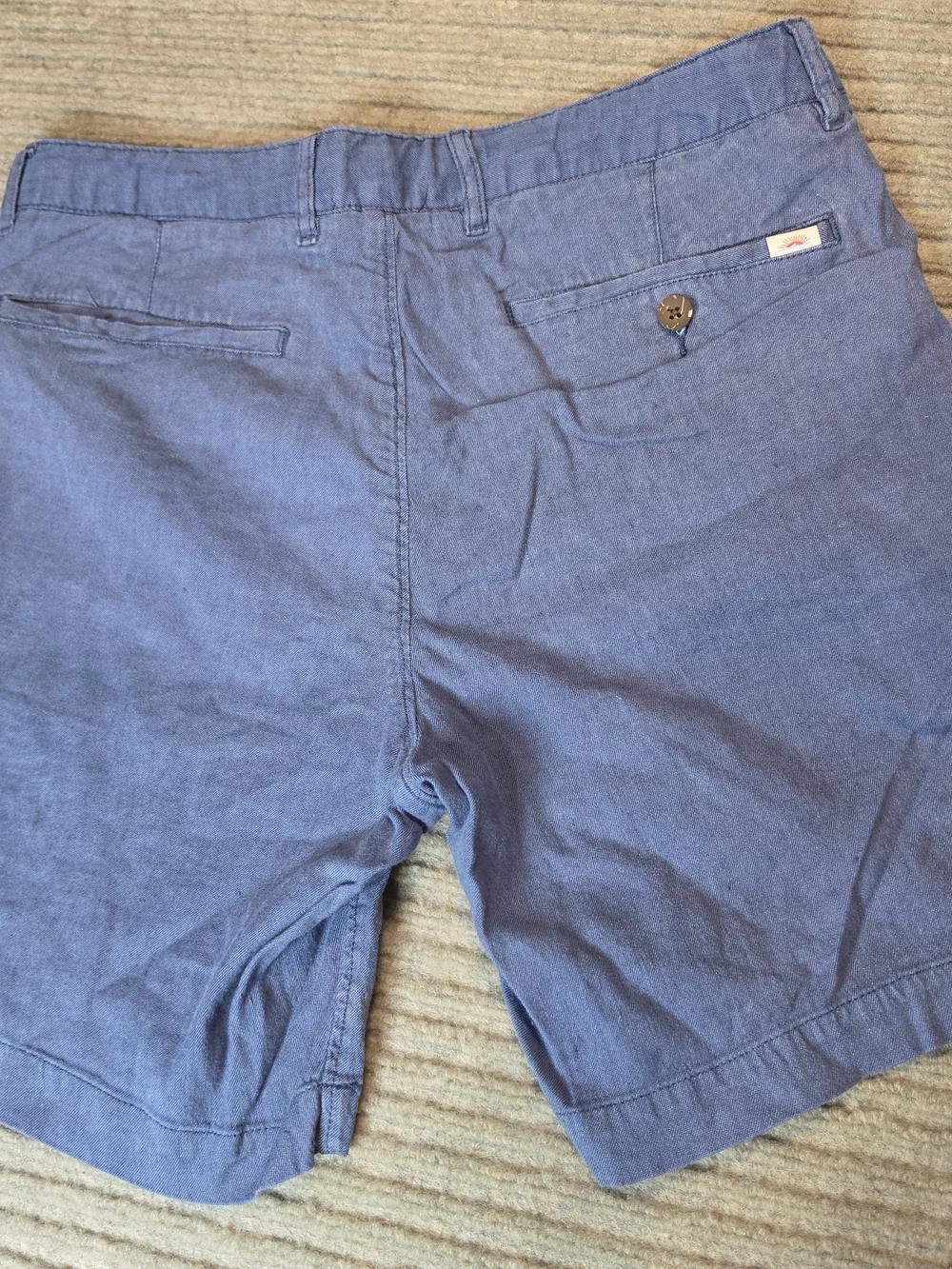 Faherty Tradewinds 7” Stretch Linen Blend Organic Cotton Shorts Men's 30